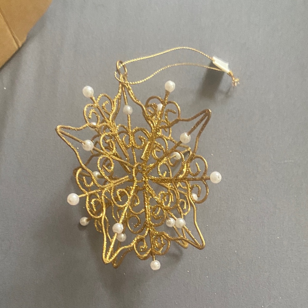 Glitter Snowflake Ornament